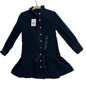 RALPH LAUREN Drop Waist Corduroy Dress, SIZE 3T